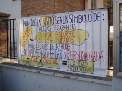 Movilización educativa en Quesada